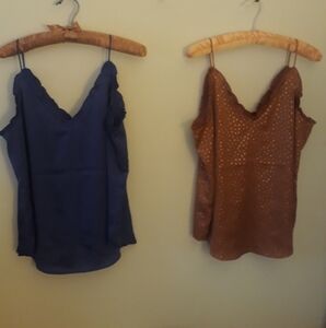 Express Silky Purple and Warm Pink with gold flecks Women's Tank Tops